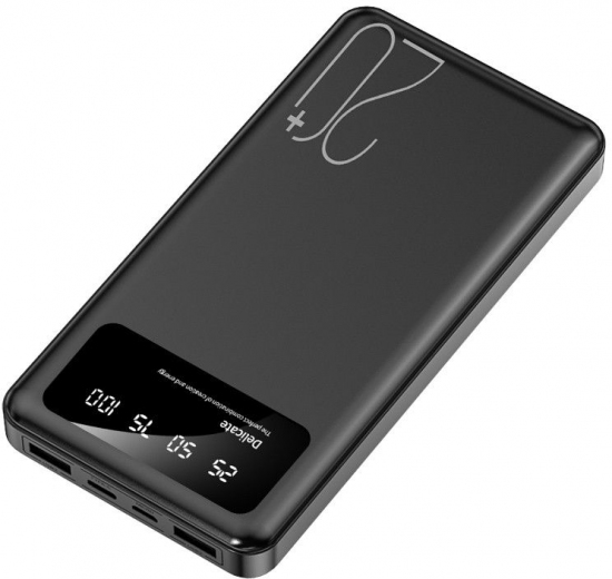 УМБ Globex Me Power 20000mAh PD QC2.0 Black - фото - інтернет-магазин електроніки та побутової техніки TTT