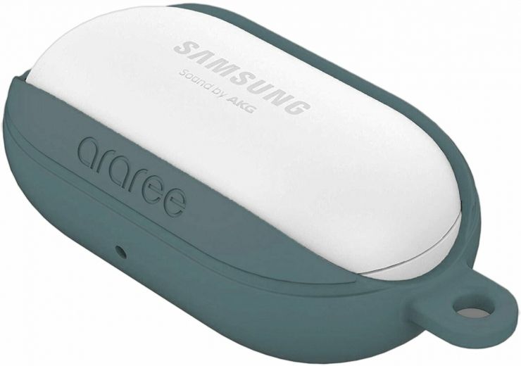 Чохол для навушників Samsung Silicone Cover Galaxy Buds (GP-R170KDFPBWC) Blue - фото - інтернет-магазин електроніки та побутової техніки TTT