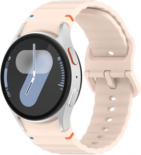 Ремешок BeCover Ribbed Tape для Samsung Galaxy Watch (20mm) 3 41mm/4/5/6/7 40-44mm (712047) Pink  - фото - интернет-магазин электроники и бытовой техники TTT