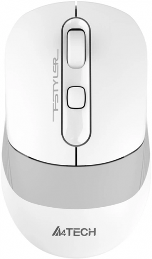 Мышь A4Tech FB10C Bluetooth Grayish White - фото - интернет-магазин электроники и бытовой техники TTT
