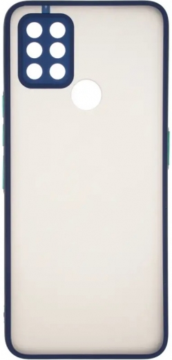 Панель Gelius Bumper Mat Case для Tecno Pova Blue - фото - интернет-магазин электроники и бытовой техники TTT