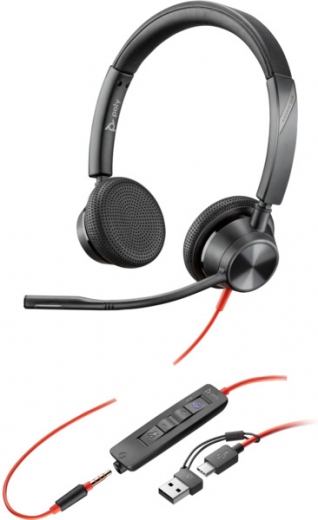Наушники On-ear Poly Blackwire 3325-M, USB-A, USB-C, 3.5 мм, Microsoft (8X222AA) - фото Наушники On-ear Poly Blackwire 3325-M, USB-A, USB-C, 3.5 мм, Microsoft (8X222AA) - фото - интернет-магазин электроники и бытовой техники TTT