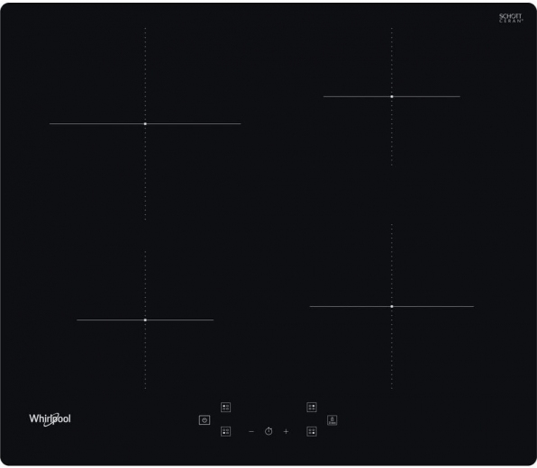Варильна поверхня індукційна Whirlpool WSQ4860NE - фото Варильна поверхня індукційна Whirlpool WSQ4860NE - фото - інтернет-магазин електроніки та побутової техніки TTT
