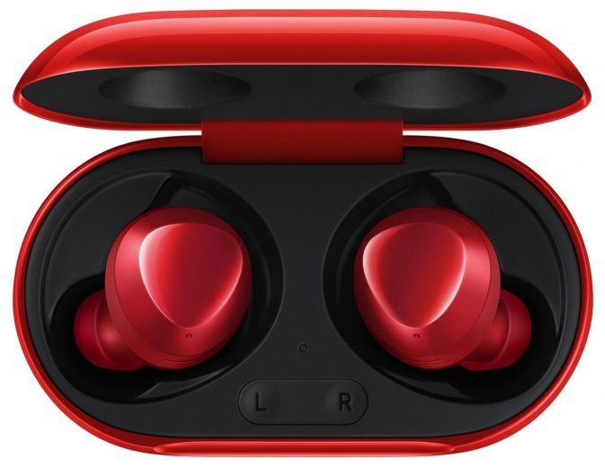 Бездротові навушники Samsung Galaxy Buds Plus (SM-R175NZRASEK) Red - фото - інтернет-магазин електроніки та побутової техніки TTT
