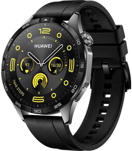 Смарт часы Huawei Watch GT 4 46mm (55020BGS) Black - фото - интернет-магазин электроники и бытовой техники TTT