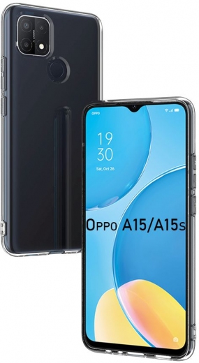 Силиконовый чехол BeCover для Oppo A15 / A15s (707228) Transparancy - фото - интернет-магазин электроники и бытовой техники TTT