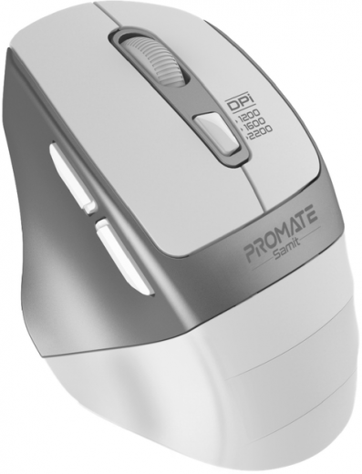Мышь Promate Samit Wireless (samit.white) White  - фото - интернет-магазин электроники и бытовой техники TTT