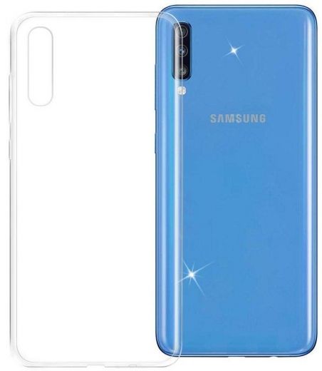 Ультратонка накладка Air Case Samsung A705 (A70) Transparent - фото - інтернет-магазин електроніки та побутової техніки TTT
