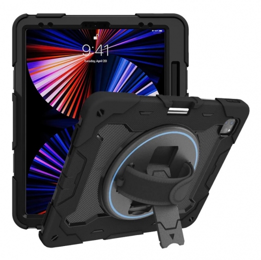 Накладка Becover Horizontal handle для Apple iPad Pro 12.9 2020/2021/2022 (712910) Black - фото - інтернет-магазин електроніки та побутової техніки TTT