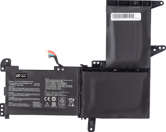 Акумулятор PowerPlant для ноутбуків ASUS VivoBook S15 (B31N1637) 11.52V 3653mAh (NB431120) - фото - інтернет-магазин електроніки та побутової техніки TTT