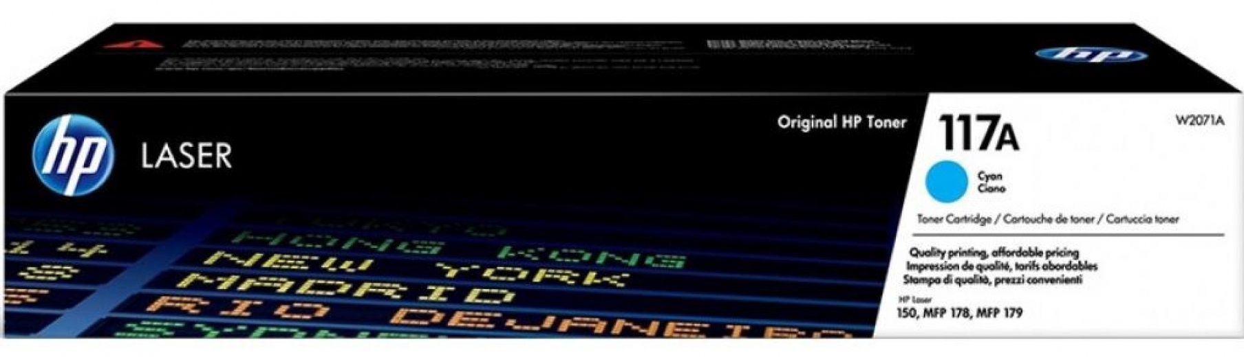 Картридж HP 117A Original Laser Toner Cartridge (W2071A) Cyan  - фото - інтернет-магазин електроніки та побутової техніки TTT