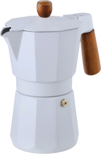 Гейзерная кофеварка Bergner Naturally 6 чашек (BG-38191-WH-6) - фото - интернет-магазин электроники и бытовой техники TTT