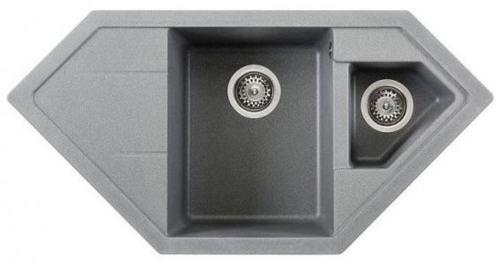 Кухонная мойка INTERLINE INDIGO grigio - фото Кухонная мойка INTERLINE INDIGO grigio - фото - интернет-магазин электроники и бытовой техники TTT