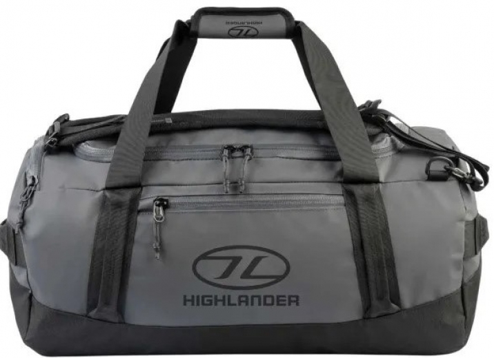 Дорожная сумка Highlander водозащитная Hauler Duffel 45L (DB132-DGY) Dark Grey - фото - интернет-магазин электроники и бытовой техники TTT