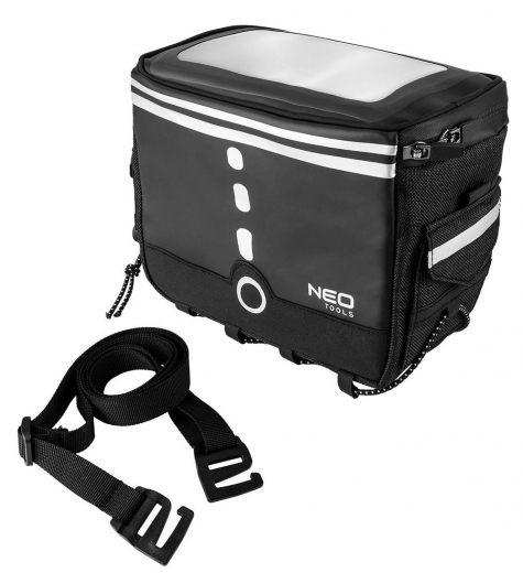 Сумка велосипедная NEO Tools полиэстер 600D водонепроницаемая 23 х 12 х 17 см Black  - фото - интернет-магазин электроники и бытовой техники TTT