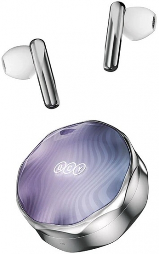 Наушники QCY T21 FairyBuds TWS Silver - фото Наушники QCY T21 FairyBuds TWS Silver - фото - интернет-магазин электроники и бытовой техники TTT