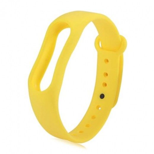 Ремешок для Xiaomi Mi Band 2 Yellow - фото - интернет-магазин электроники и бытовой техники TTT
