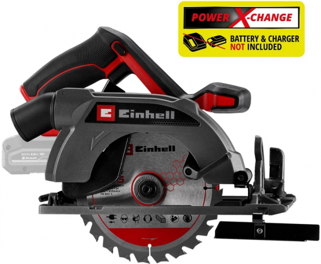 Пила циркулярная Einhell X-Change TE-CS 18/165-2 Li - Solo (4331230) - фото - интернет-магазин электроники и бытовой техники TTT