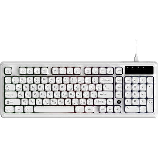 Клавиатура проводная Ajazz AF98 USB (AF98-W) White  - фото - интернет-магазин электроники и бытовой техники TTT