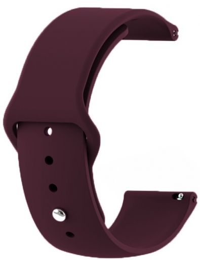 Ремінець BeCover для Xiaomi Amazfit Bip/Bip Lite/Bip S Lite/GTR 42mm/GTS/TicWatch S2/TicWatch E (706198) Purple-Wine - фото - інтернет-магазин електроніки та побутової техніки TTT