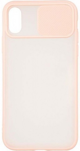 Накладка Gelius Slide Camera Case for iPhone X/XS Pink - фото - інтернет-магазин електроніки та побутової техніки TTT