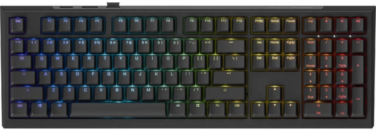 Клавиатура беспроводная Ducky One X Wireless Magnetic Switch UA (ON2408AST3-DAUSPDOECL1AS1) Black  - фото - интернет-магазин электроники и бытовой техники TTT