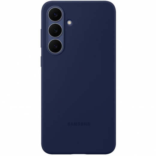 Панель Samsung Silicone Case для Samsung Galaxy S25 FE (EF-PS731CNEGWW) Dark Blue - фото - інтернет-магазин електроніки та побутової техніки TTT
