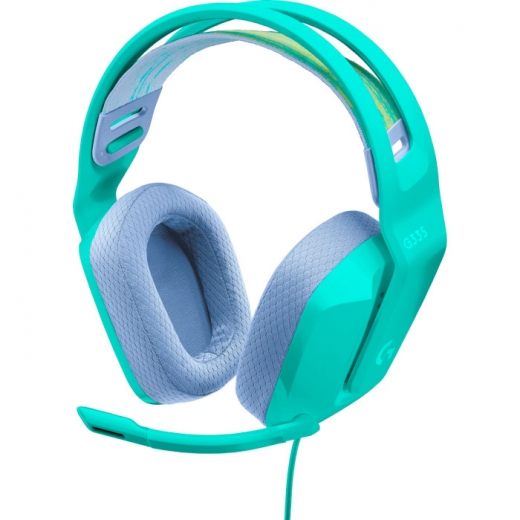Гарнітура Logitech G335 (981-001024) Mint  - фото Гарнітура Logitech G335 (981-001024) Mint  - фото - інтернет-магазин електроніки та побутової техніки TTT