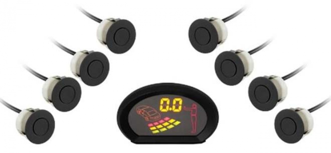 Парктронік GT P Fusion 8 Black - фото - інтернет-магазин електроніки та побутової техніки TTT