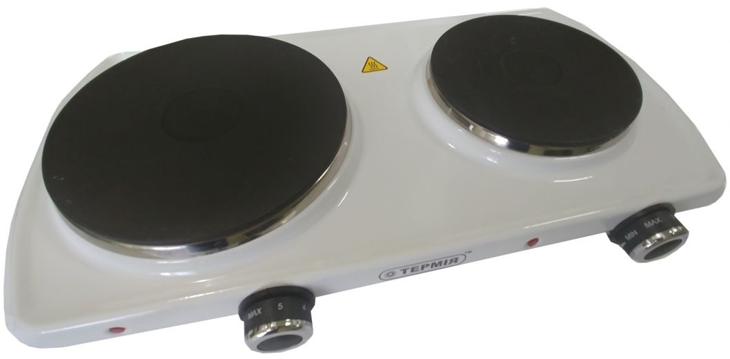 Настольная плита ТЕРМИЯ ЕПЧ 2-2,2/230М2 White - фото Настольная плита ТЕРМИЯ ЕПЧ 2-2,2/230М2 White - фото - интернет-магазин электроники и бытовой техники TTT