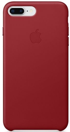 Накладка Leather Case iPhone 7/8 Plus Red - фото - интернет-магазин электроники и бытовой техники TTT