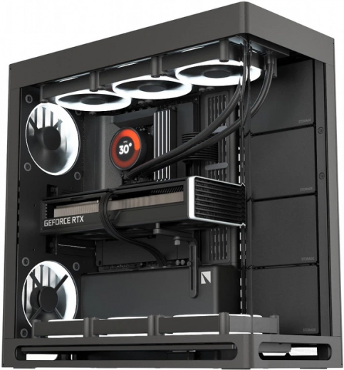 Корпус HAVN HS 420 Base Edition (HVN-CA-HS420-06) Black  - фото - інтернет-магазин електроніки та побутової техніки TTT