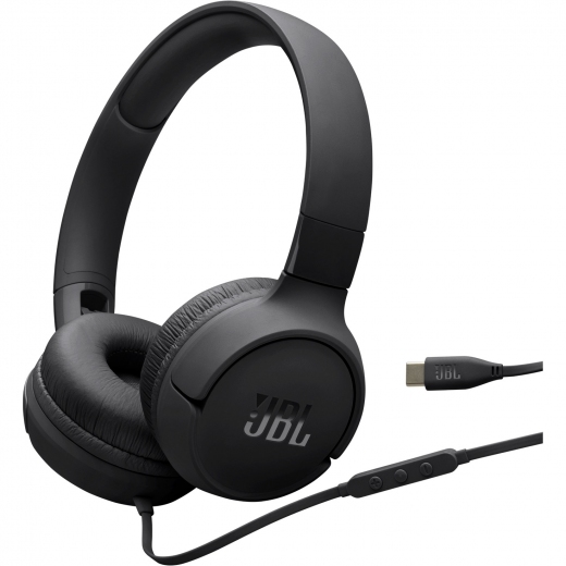 Навушники JBL Tune 520C USB-C (JBLT520CBLK) Black - фото Навушники JBL Tune 520C USB-C (JBLT520CBLK) Black - фото - інтернет-магазин електроніки та побутової техніки TTT
