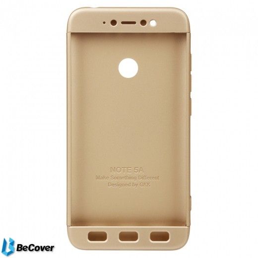 Панель BeCover Super-protect Series для Xiaomi Redmi Note 5A (BC_701872) Gold - фото - интернет-магазин электроники и бытовой техники TTT