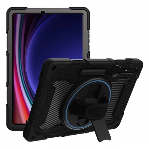 Накладка Becover Horizontal handle для Samsung Galaxy Tab S9 (SM-X710/SM-X716)/S9 FE (SM-X510/SM-X516B) 11.0 Накладка Becover Horizontal handle для Samsung Galaxy Tab S9 (SM-X710/SM-X716)/S9 FE (SM-X510/SM-X516B) 11.0