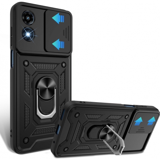 Панель BeCover Military для Motorola Moto G04/G04s (713062) Black - фото - интернет-магазин электроники и бытовой техники TTT