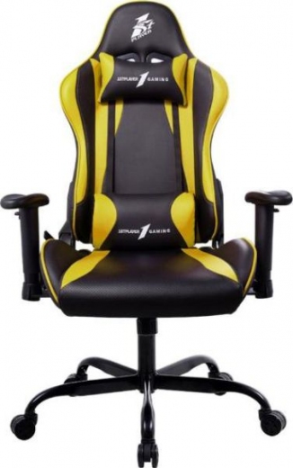 Крісло геймерське 1stPlayer S01 Black-Yellow - фото - інтернет-магазин електроніки та побутової техніки TTT