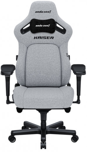 Кресло геймерское Anda Seat Kaiser 4 Size L (AD12YDDC-L-20-G-CF) Gray Linen Fabric  - фото Кресло геймерское Anda Seat Kaiser 4 Size L (AD12YDDC-L-20-G-CF) Gray Linen Fabric  - фото - интернет-магазин электроники и бытовой техники TTT