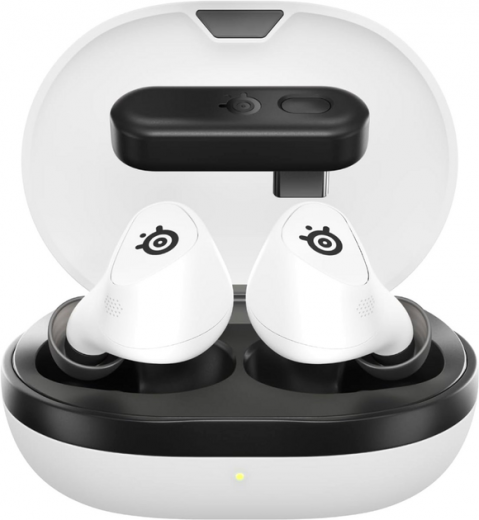 Наушники SteelSeries Arctis GameBuds (SS61682) White  - фото - интернет-магазин электроники и бытовой техники TTT