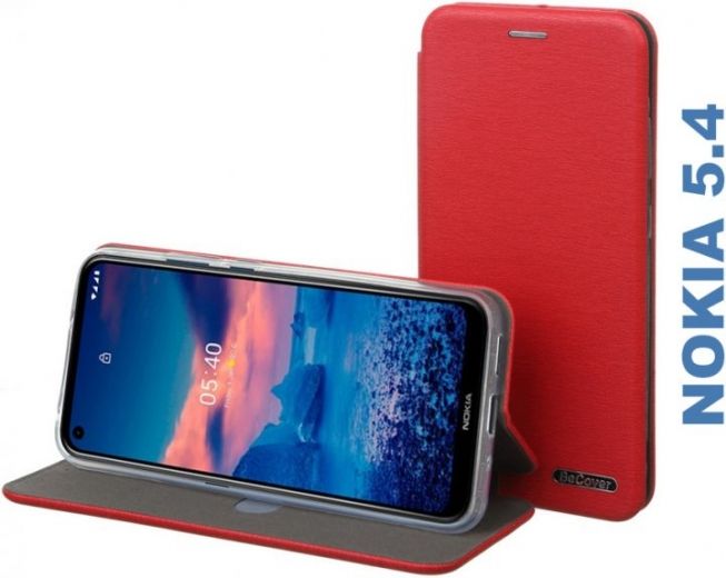 Чохол-книжка BeCover Exclusive для Nokia 5.4 (705733) Burgundy Red  - фото - інтернет-магазин електроніки та побутової техніки TTT