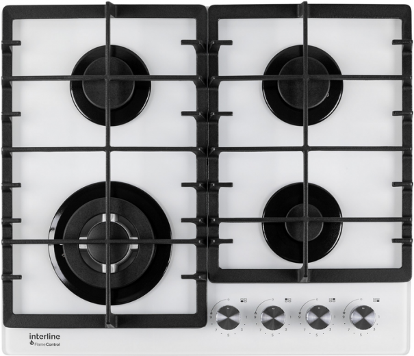 Варильна поверхня газова INTERLINE HGG 763 FGT WM FLAME - фото Варильна поверхня газова INTERLINE HGG 763 FGT WM FLAME - фото - інтернет-магазин електроніки та побутової техніки TTT