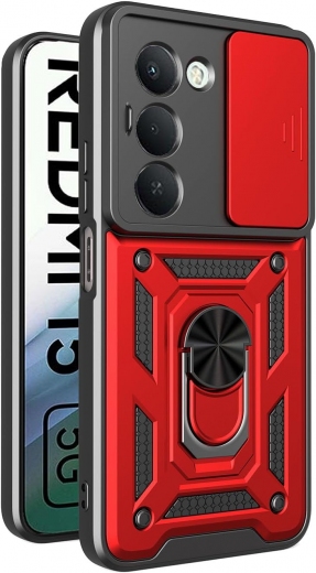 Панель BeCover Military для Xiaomi Redmi 15 (713924) Red - фото - інтернет-магазин електроніки та побутової техніки TTT