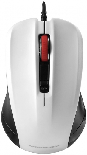 Миша Modecom MC-M9.1 (MC-M9.1-200) Black/White - фото - інтернет-магазин електроніки та побутової техніки TTT