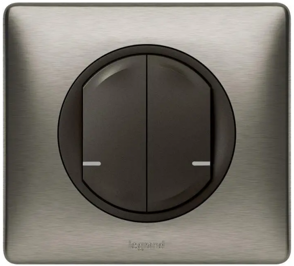 Розумний безпровідний вимикач Legrand Celiane with NETATMO (064894) Graphite - фото - інтернет-магазин електроніки та побутової техніки TTT