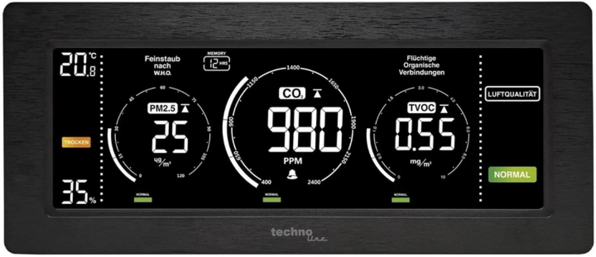 Метеостанция Technoline WL1035 Black - фото Метеостанция Technoline WL1035 Black - фото - интернет-магазин электроники и бытовой техники TTT