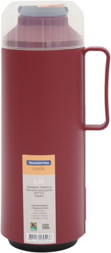 Термос Tramontina Exata 1 л (61637/106) Red  - фото - интернет-магазин электроники и бытовой техники TTT
