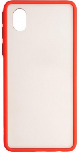 Панель Gelius Bumper Mat Case для Samsung Galaxy A013 (A01 Core) (2099900829666) Red - фото - интернет-магазин электроники и бытовой техники TTT