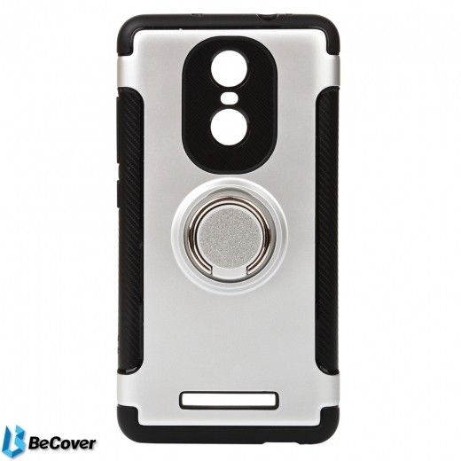 Панель BeCover Magnetic Ring Stand для Xiaomi Mi Note 3 (BC_701920) Silver - фото - інтернет-магазин електроніки та побутової техніки TTT