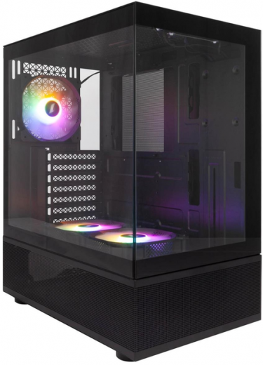 Корпус 1stPlayer Mi7-A-BK-2F7R-1F7 Black - фото - інтернет-магазин електроніки та побутової техніки TTT