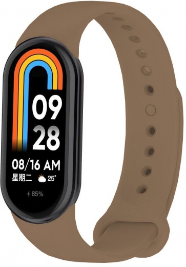 Ремешок BeCover для Xiaomi Mi Smart Band 8 (709381) Brown - фото - интернет-магазин электроники и бытовой техники TTT